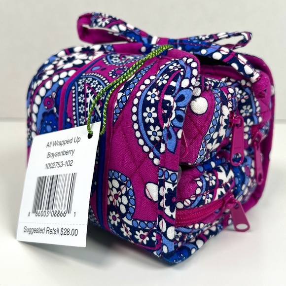 Vera Bradley Handbags - Vera Bradley | All Wrapped Up Boysenberry Jewelry Roll